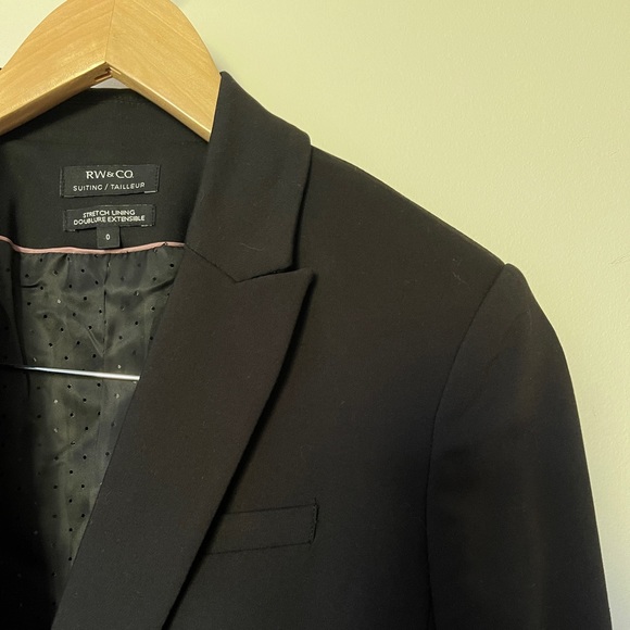 RW&CO Black Women’s Blazer Stretch Lining (size 0) - Picture 6 of 6